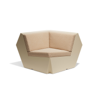 Canapé Modulaire 111 - Faz - structure en polyéthylène durable - Pacific Compagnie.