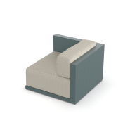Canapé Modulaire 111 - Gatsby - finition brillante, plusieurs teintes - Pacific Compagnie.