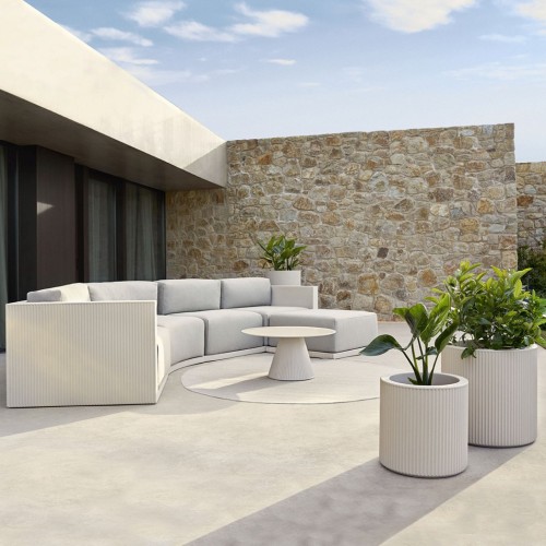 Canapé Modulaire 111 - Gatsby - Modular sofa in recyclable polyethylene, vibrant colors - Pacific Compagnie.