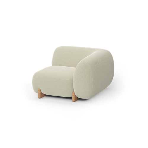 Canapé Modulaire 111 - Milos - flexible sofa, wood‑polyurethane blend - Pacific Compagnie.