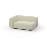 Canapé Modulaire 111 - Milos - customizable layout, stylish wood accents - Pacific Compagnie.