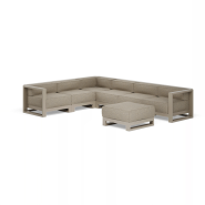 Canapé Modulaire 111 - Posidonia - adaptable aluminum sectional for any space - Pacific Compagnie.
