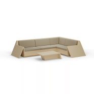 Canapé Modulaire 111 - Rest - pièce modulable, matériau recyclé - Pacific Compagnie.