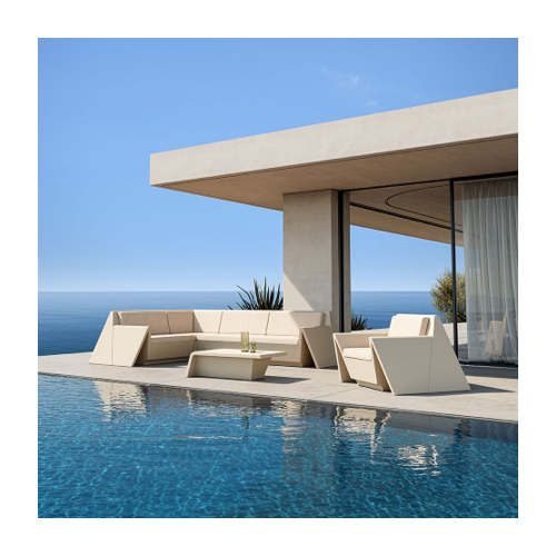 Canapé Modulaire 111‑Rest - Customizable sofa, recyclable polyethylene build - Pacific Compagnie.