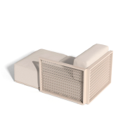 Canapé Modulaire 111 - The Factory - contemporary aluminium sofa, versatile layout options - Pacific Compagnie.