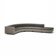 Canapé Modulaire 111 - Vela – modern modular seating, recyclable polyethylene – Pacific Compagnie.