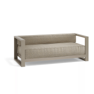 Canapé 111 - Posidonia - Modern aluminum sofa, 200 cm wide, multiple colors - Pacific Compagnie.