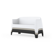 Canapé 111 - Solid - sleek modular sofa, recyclable PE, vibrant hues - Pacific Compagnie.