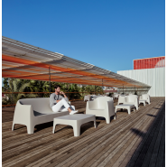 Canapé 111 - Solid - compact comfort, recyclable PE, range of tones - Pacific Compagnie.