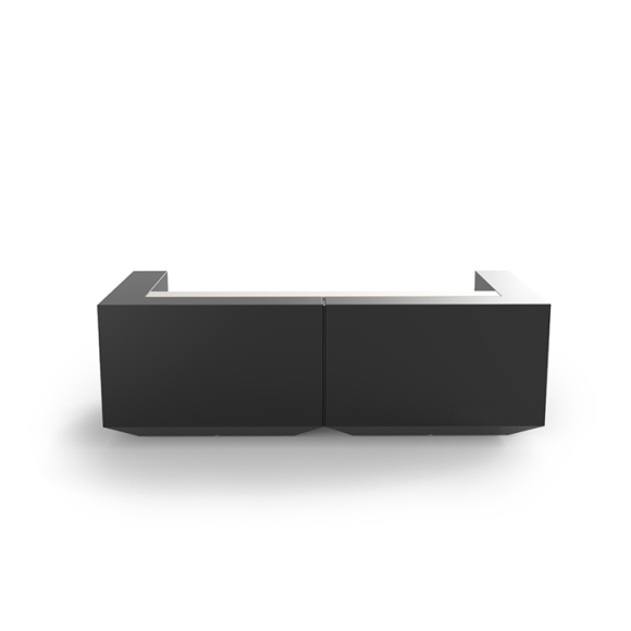 Canapé 111 - Vela - Stylish 220 cm lounge, durable polyethylene frame - Pacific Compagnie.