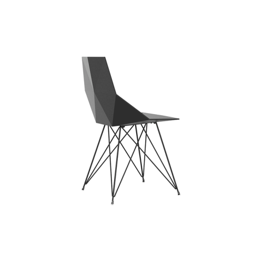 Chaise 111 - Faz Steel Legs – versatile chair, multiple color options – Pacific Compagnie.