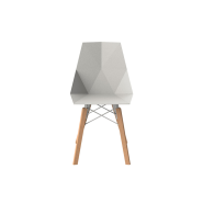 Chaise 111 - Faz Wood - stylish armchair version, durable wood accents - Pacific Compagnie.