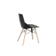 Chaise 111 - Faz Wood - versatile side chair, mix‑and‑match colors - Pacific Compagnie.