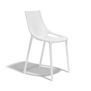 Chaise 111 - Ibiza - elegant seat with optional armrests - Pacific Compagnie.