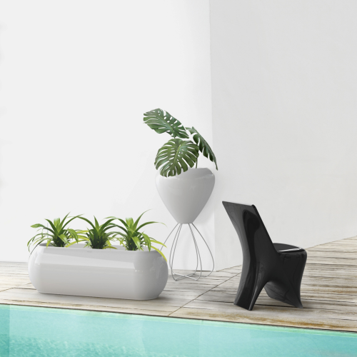 Chaise 111 - Pal - Modern recycled polyethylene chair, 50×53×80 cm - Pacific Compagnie.