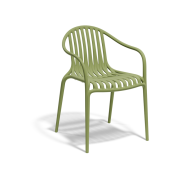 Chaise 111 - Palm - Chaise lounge résine, finition colorée - Pacific Compagnie.