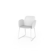 Chaise 111 - Pezzettina - Chaise design moderne en polypropylène - Pacific Compagnie.