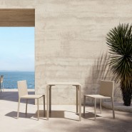Chaise 111‑Quartz - sleek polypropylene outdoor chair - Pacific Compagnie.