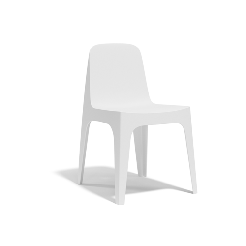 Chaise 111 - Solid - sleek recyclable polyethylene lounge chair, compact design - Pacific Compagnie.