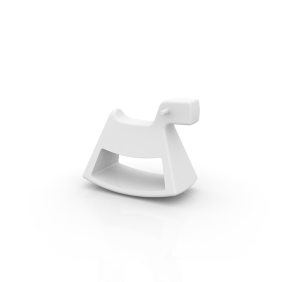 Cheval à bascule 111 - Rosinante - style ludique, résine durable - Pacific Compagnie.