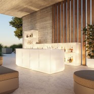 Comptoir 111 - Vela - sleek recyclable bar, multiple colors - Pacific Compagnie.