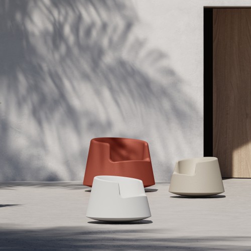 Fauteuil à bascule 111 - Roulette - Fauteuil moderne recyclable - Pacific Compagnie.