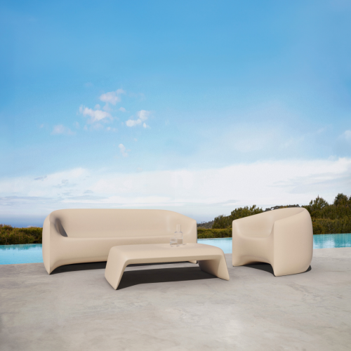 Fauteuil 111 - Blow - Design moderne en polyéthylène recyclable, plusieurs coloris - Pacific Compagnie.