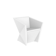Fauteuil 111 - Faz - lignes organiques, polyéthylène durable - Pacific Compagnie.