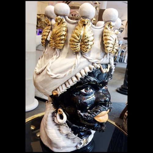 Vase and candleholder 162-Valet Moro Man