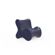 Fauteuil Lounge 111 - Pal - Modern recyclable armchair, sleek silhouette - Pacific Compagnie.