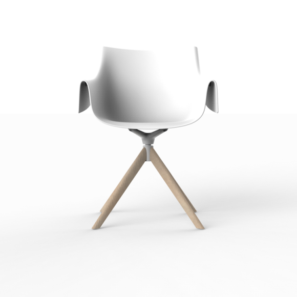 Fauteuil 111 - Manta - sleek resin armchair, vibrant hues - Pacific Compagnie.