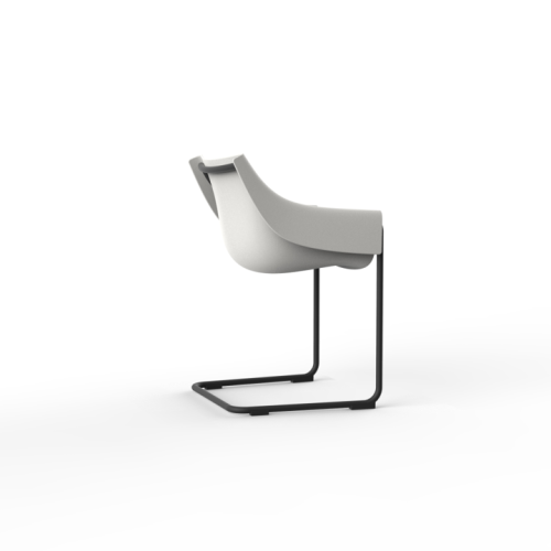 Fauteuil 111 - Manta - streamlined resin seat, indoor/outdoor - Pacific Compagnie.