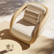 Fauteuil 111 - Mel - Fauteuil design en polyéthylène recyclable - Pacific Compagnie.