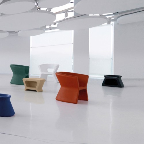 Fauteuil 111 - Pal - Fauteuil 111-Pal, couleur vive, polyéthylène recyclable - Pacific Compagnie.