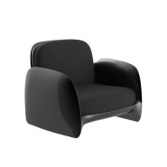 Fauteuil 111 - Pezzettina - sleek polypropylene armchair, vibrant color options - Pacific Compagnie.