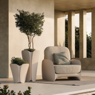 Fauteuil 111 - Pezzettina - versatile armchair, perfect for patio lounging - Pacific Compagnie.