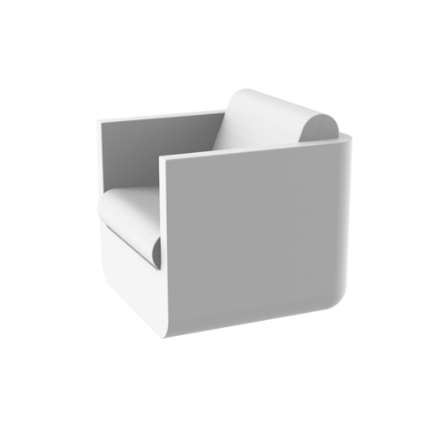 Fauteuil 111 - Ulm - structure recyclable robuste - Pacific Compagnie.