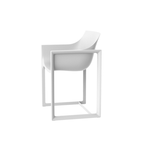Fauteuil 111 - Wall-Street - modern fiberglass frame, compact design - Pacific Compagnie.