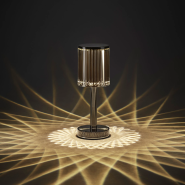 Lampe à poser 111 - Gatsby – vibrant acrylic square lamp, modern décor – Pacific Compagnie.