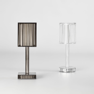 Lampe à poser 111 - Gatsby – chic square lamp, bright hue, contemporary style – Pacific Compagnie.