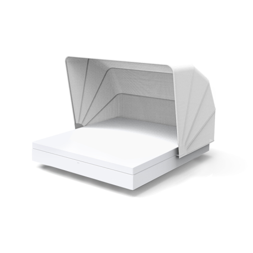 Méridienne Carrée 111 - Vela - Spacious square lounge, weather‑resistant finish - Pacific Compagnie.