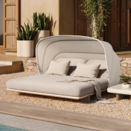Méridienne 111 - Milos - design épuré avec pare‑soleil - Pacific Compagnie.