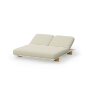 Méridienne 111 - Milos - stylish canopy‑covered sunbed, durable wood - Pacific Compagnie.