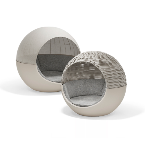Méridienne 111 - Ulm Moon – elegant sun lounge, high comfort, recyclable PE – Pacific Compagnie.