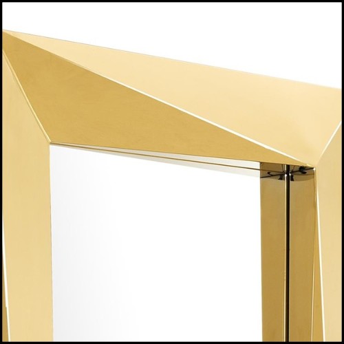 Miroir 24 - Rivoli L Gold - Rivoli L Wall Mirror - Pacific Compagnie.