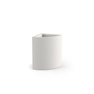 Pot 111 - Angular – sleek outdoor pot, sustainable polyethylene, multi‑color – Pacific Compagnie.