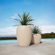 Pot 111 - Blow – modern indoor/outdoor vase in vivid colors – Pacific Compagnie.