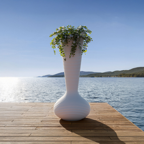 Pot 111 - Bloom - Cache-pot design multi‑coloris, résistant aux UV - Pacific Compagnie.