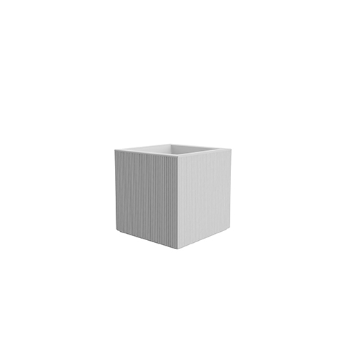 Pot Carré 111 - Gatsby – Stylish medium planter, sustainable polyet, multi‑color finish – Pacific Compagnie.