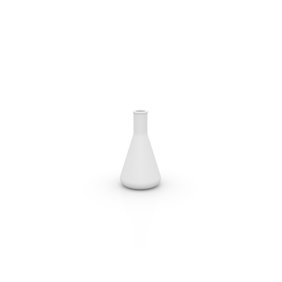Pot 111‑Chemistubes Erlenmeyer - Polyéthylène recyclable, couleur variée - Pacific Compagnie.